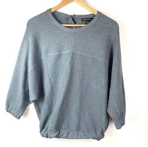 Banana Republic Oversized Bat Wing Grey Sweater Size XS